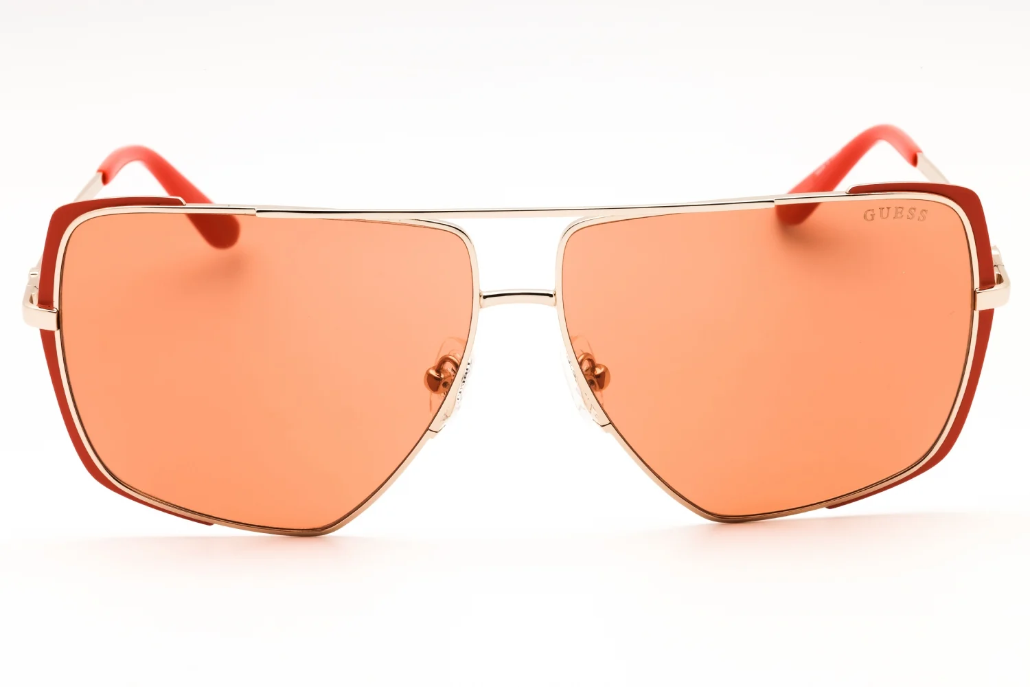 Guess GU00220 43E Sunglasses Matte Orange 62mm Women 2