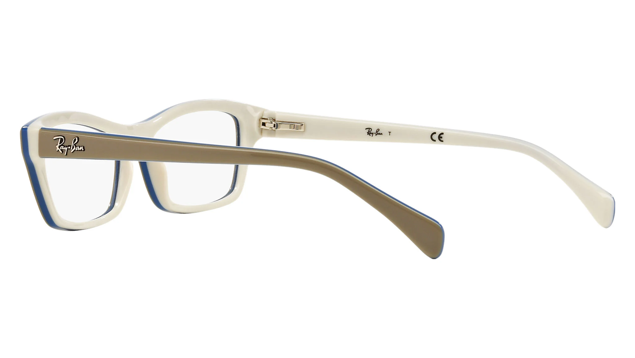 Ray-Ban RB1550 3658 Eyeglasses Grey White 48mm Kids 3