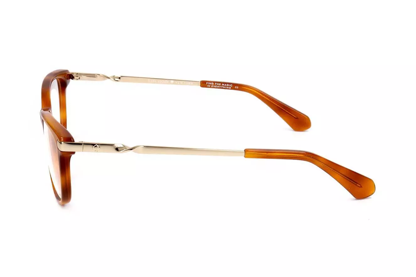 Kate Spade Jailene Eyeglasses Yellow Red Havana 52mm Women 3