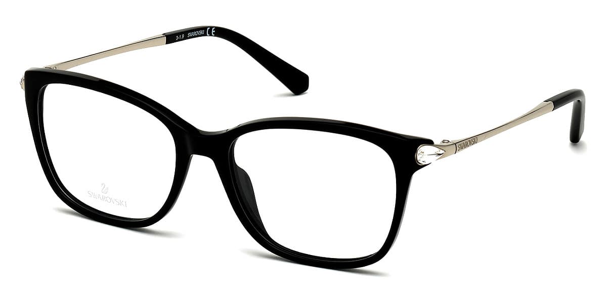 Swarovski SK5350 001 Eyeglasses Black 49mm Women