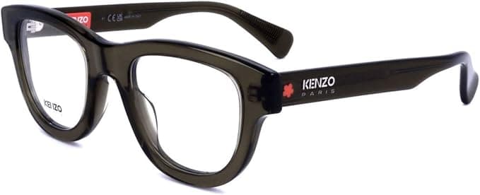 Kenzo KZ50184I 096 Eyeglasses Shiny Dark Green 50mm Unisex