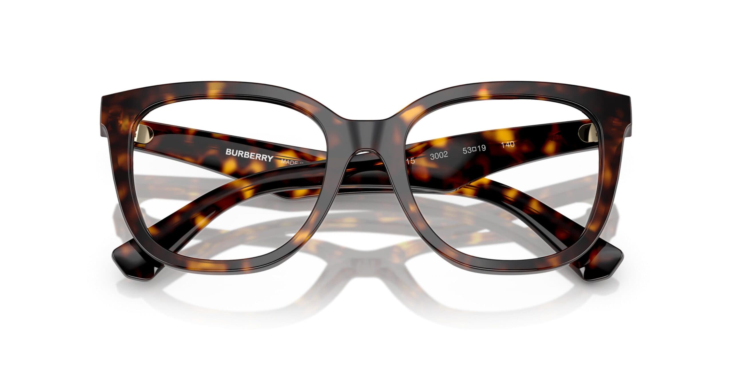 Burberry 0BE2415 3002 Eyeglasses Dark Havana 51mm Women 5