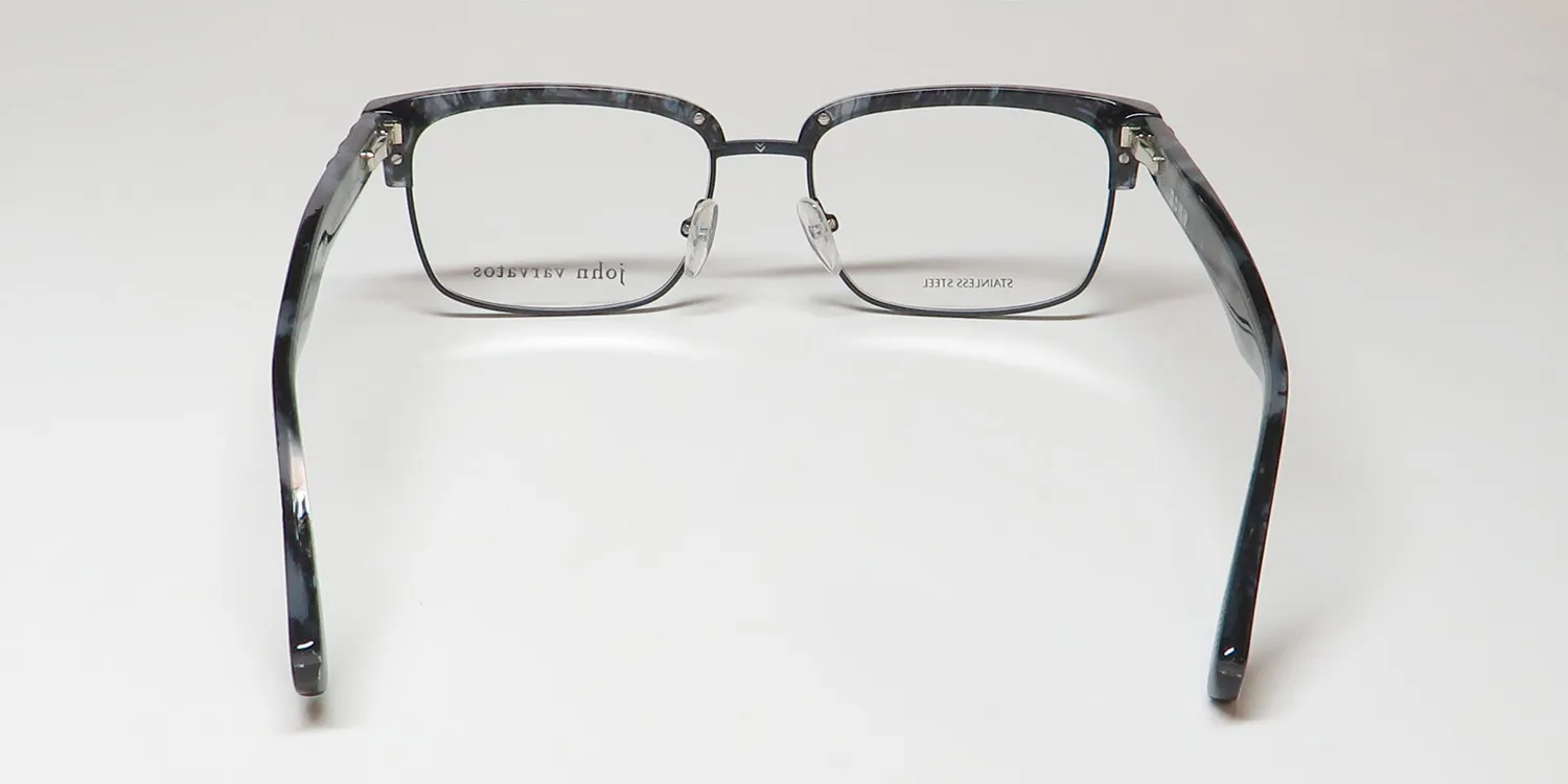 John Varvatos Vjv186 blue / navy Eyeglasses Textured Blue 54mm 5