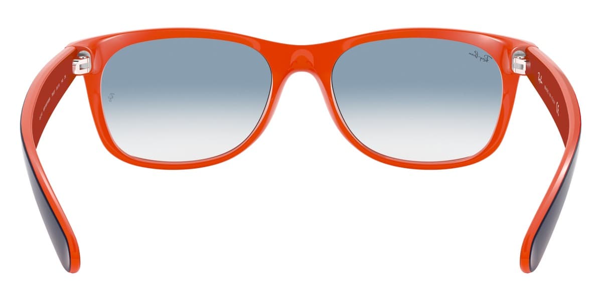 Ray-Ban RB2132 NEW WAYFARER 7893F Sunglasses Blue Orange 55mm Men 4