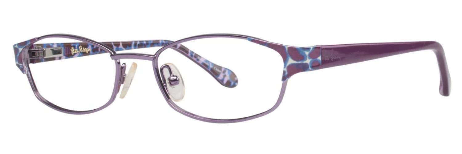 Lilly Pulitzer Jalyn Eyeglasses Plum 48mm Kids