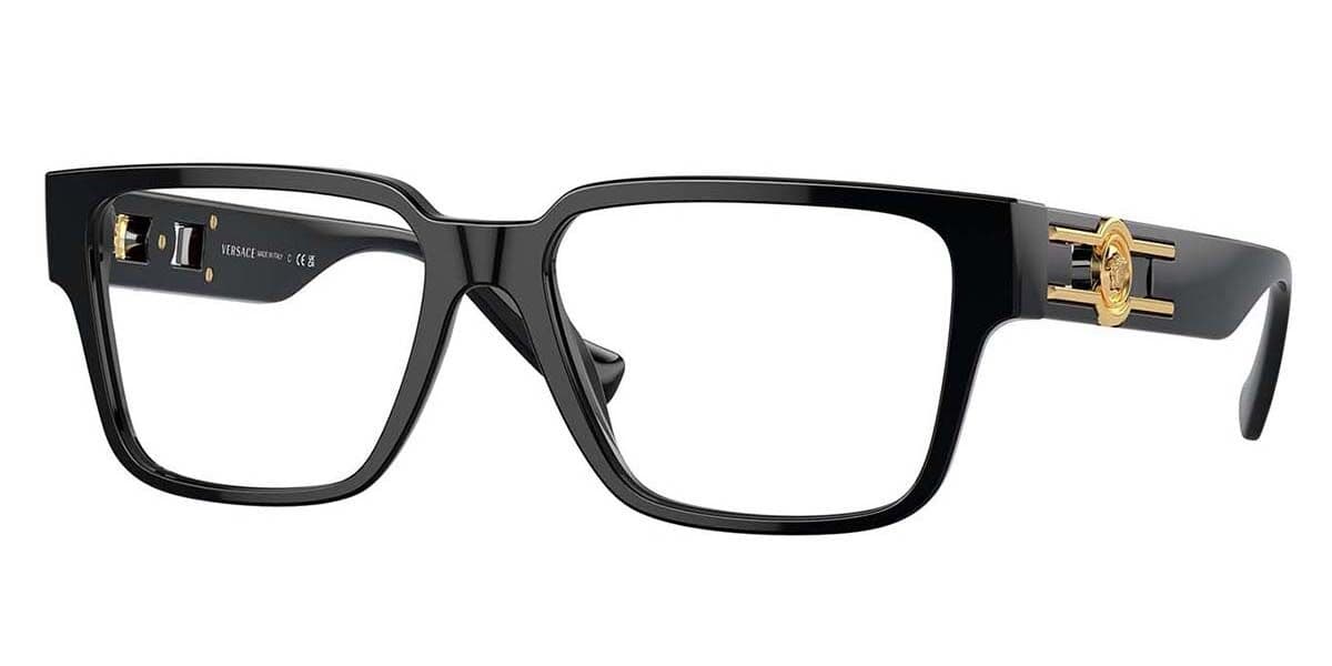 Versace MOD.3346-F GB1 Eyeglasses Black 55mm Men