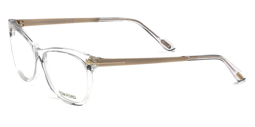 Tom Ford FT5353 026 Eyeglasses Crystal 54mm Women 2