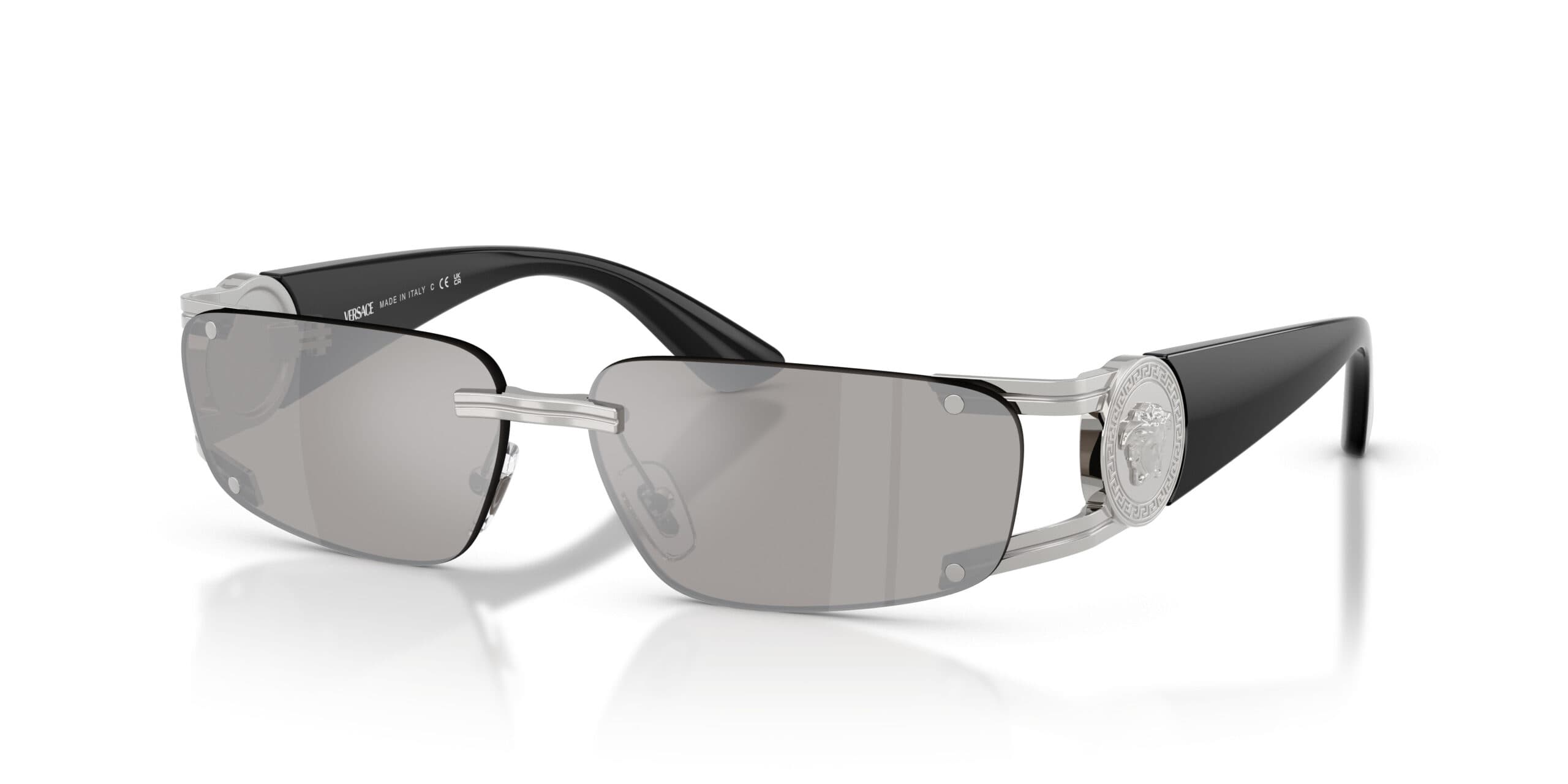 Versace VE2291 10016G Sunglasses Silver 59mm Men