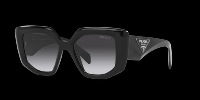 Prada 0PR 14ZS 1AB09S Sunglasses Black 50mm Women