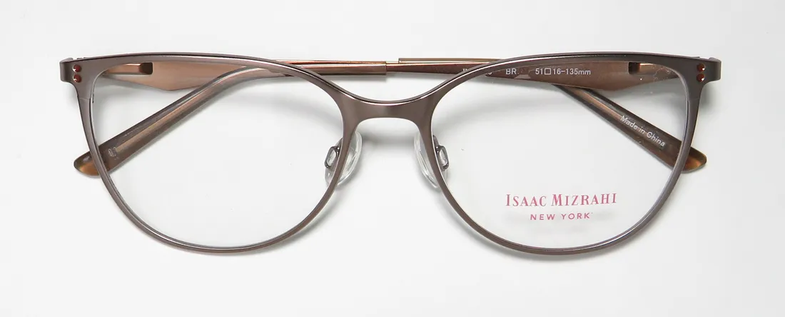 Isaac Mizrahi 30005 br Eyeglasses Brown 51mm 2