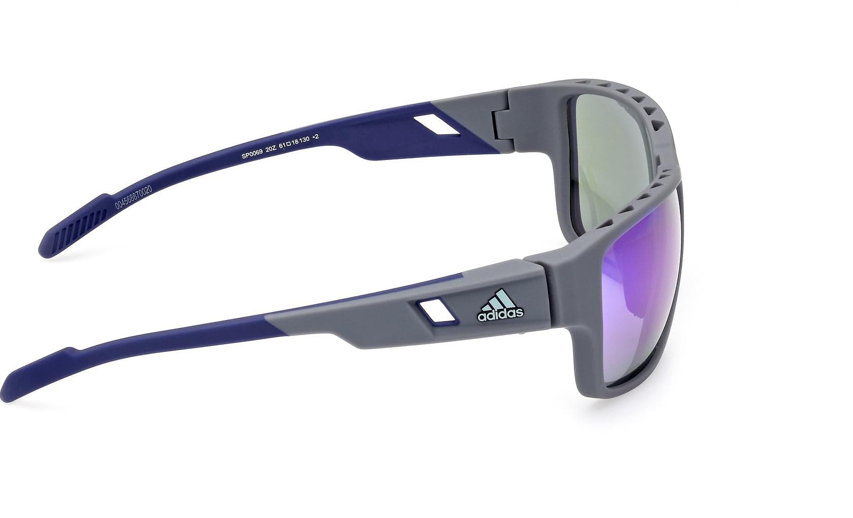Adidas SP0069 20Z Sunglasses Grey 61mm Men 5