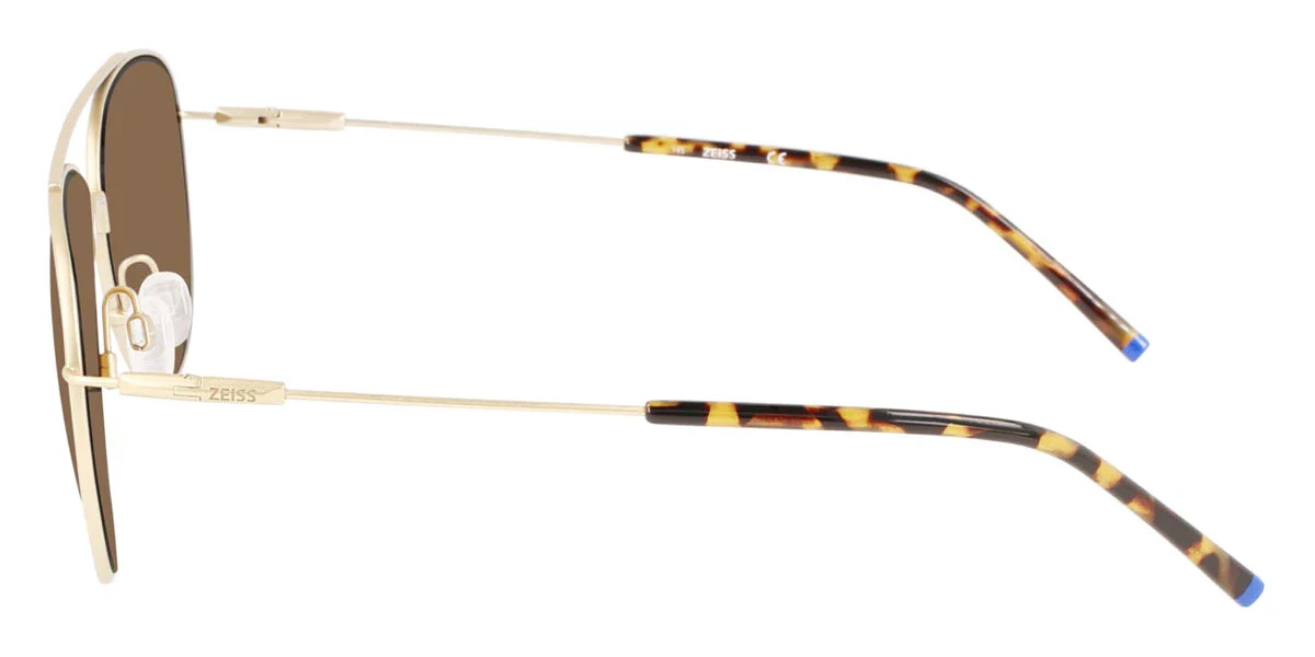 Zeiss ZS22107SP 717 Sunglasses Satin Gold 59mm Men 3