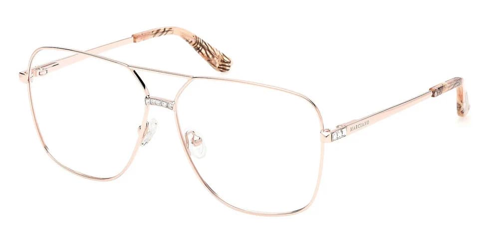 Marciano GM50029 028 Eyeglasses Shiny Rose Gold 58mm Women