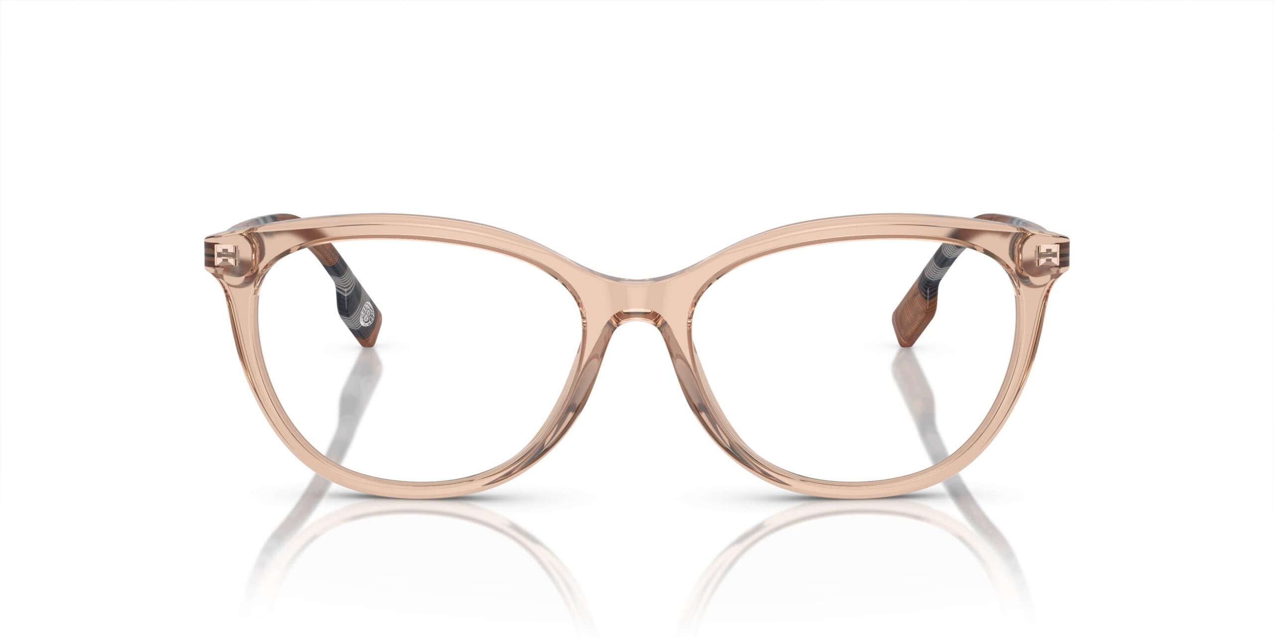 Burberry 0BE2389 4088 Eyeglasses Transparent Peach 52mm Women 4