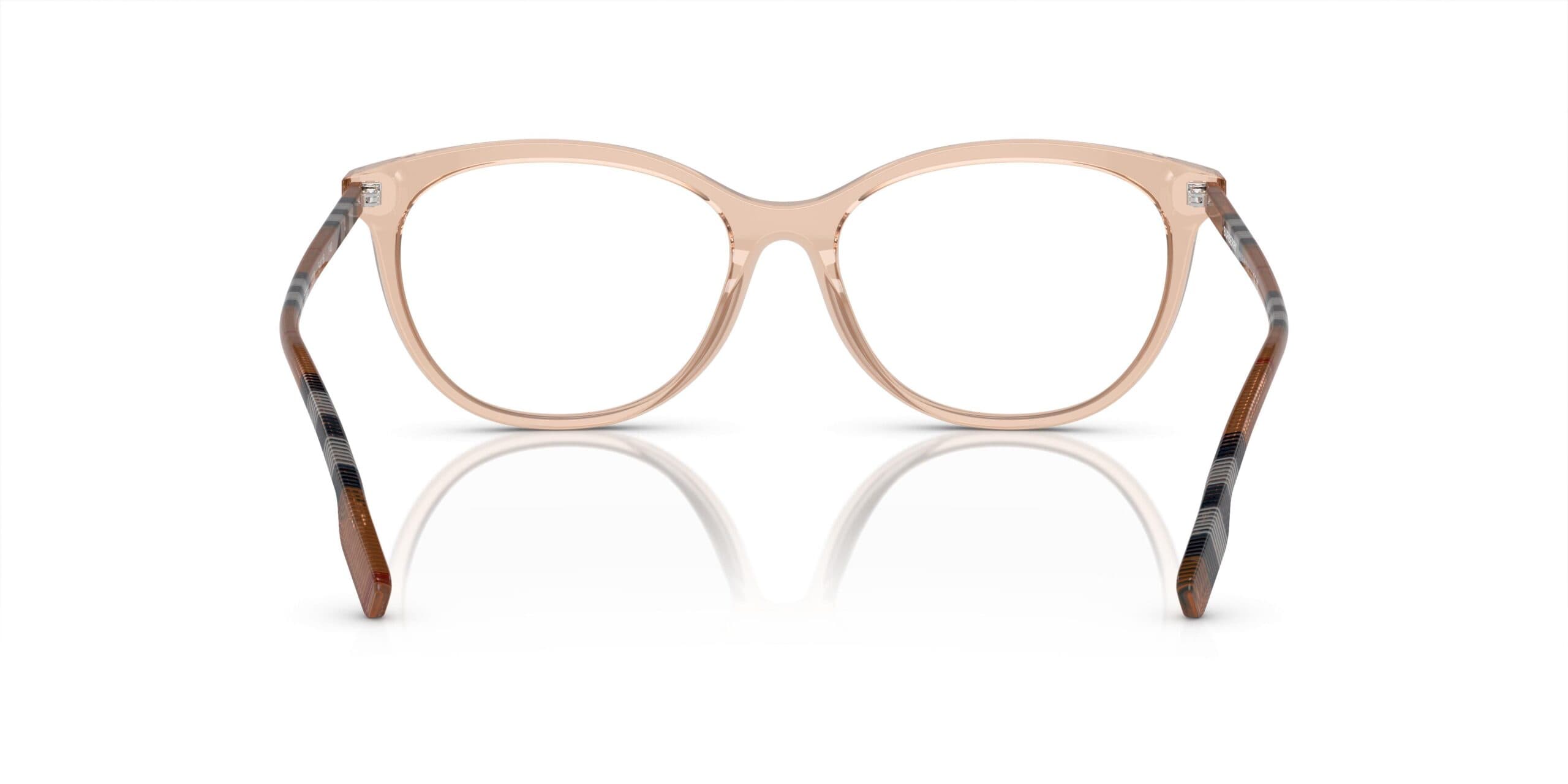 Burberry 0BE2389 4088 Eyeglasses Transparent Peach 52mm Women 3