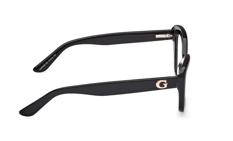 Guess GU50225 001 Eyeglasses Shiny Black 51mm Women 5