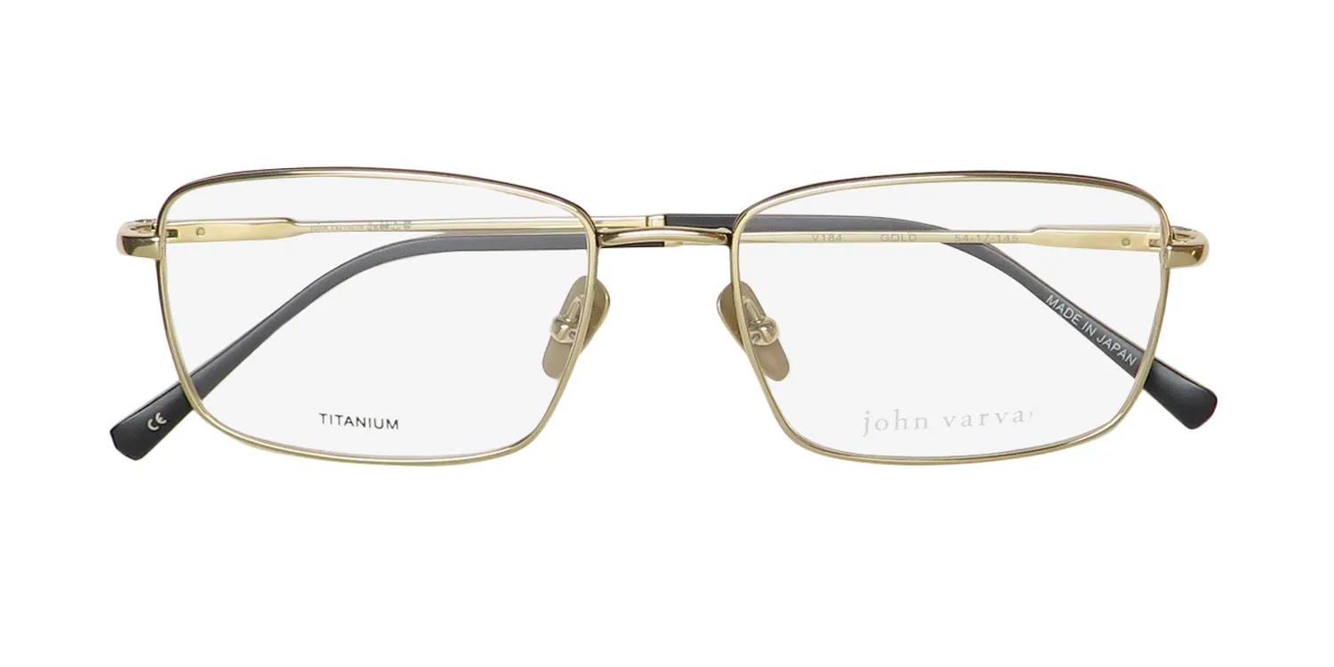 John Varvatos V184 gold Eyeglasses Gold 54mm 2
