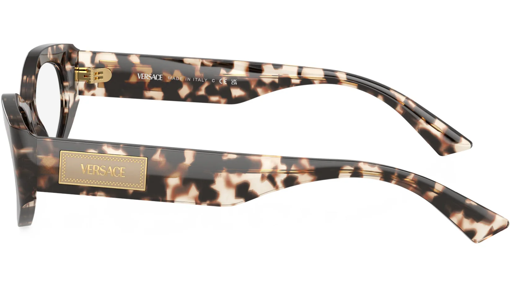 Versace 0VE3369F 5498 Eyeglasses Havana Grey 53mm Women 3