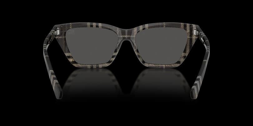Burberry 0BE4468 419987 Sunglasses Grey Check 54mm Women 4