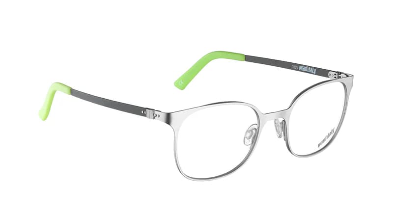 Mad in Italy Tione G01 Eyeglasses Light Grey 49mm Men