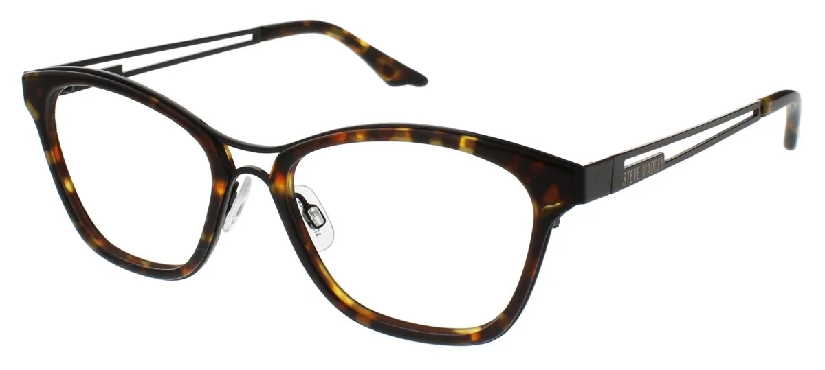 Steve Madden Tululla Eyeglasses Tortoise 52mm Women