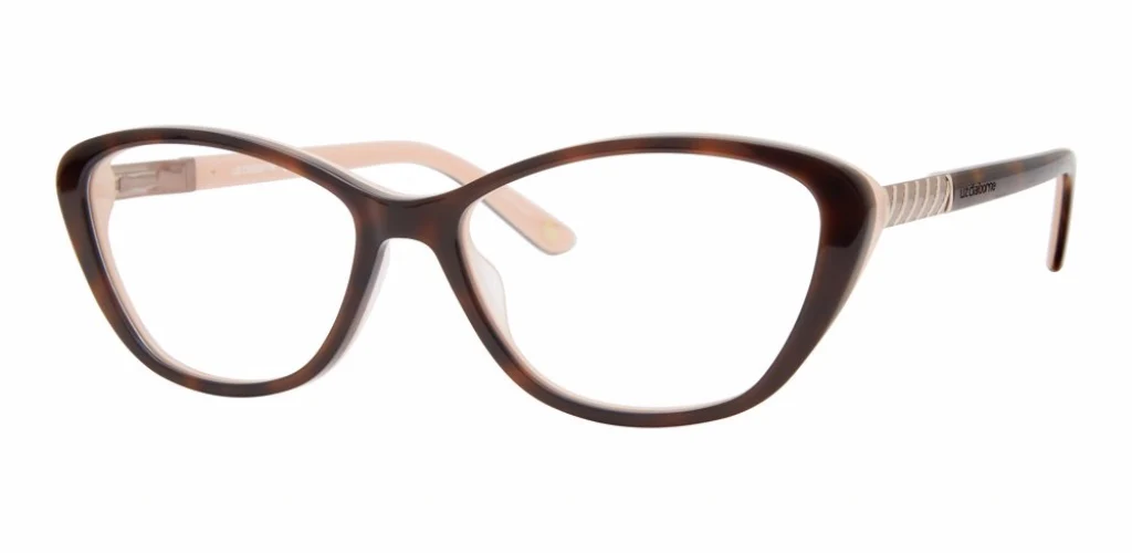 Liz Claiborne L 458 0HMV Eyeglasses Havana Peach 51mm Women