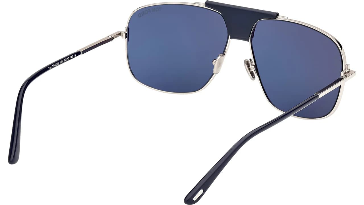 Tom Ford FT1096 16V Sunglasses Shiny Palladium 62mm Men 5