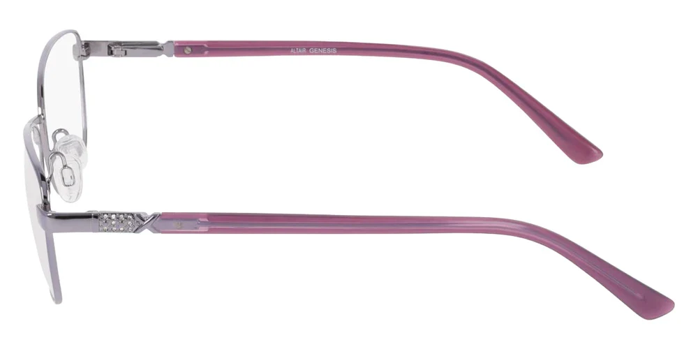 Genesis G5076 510 Eyeglasses Lilac 55mm Women 2