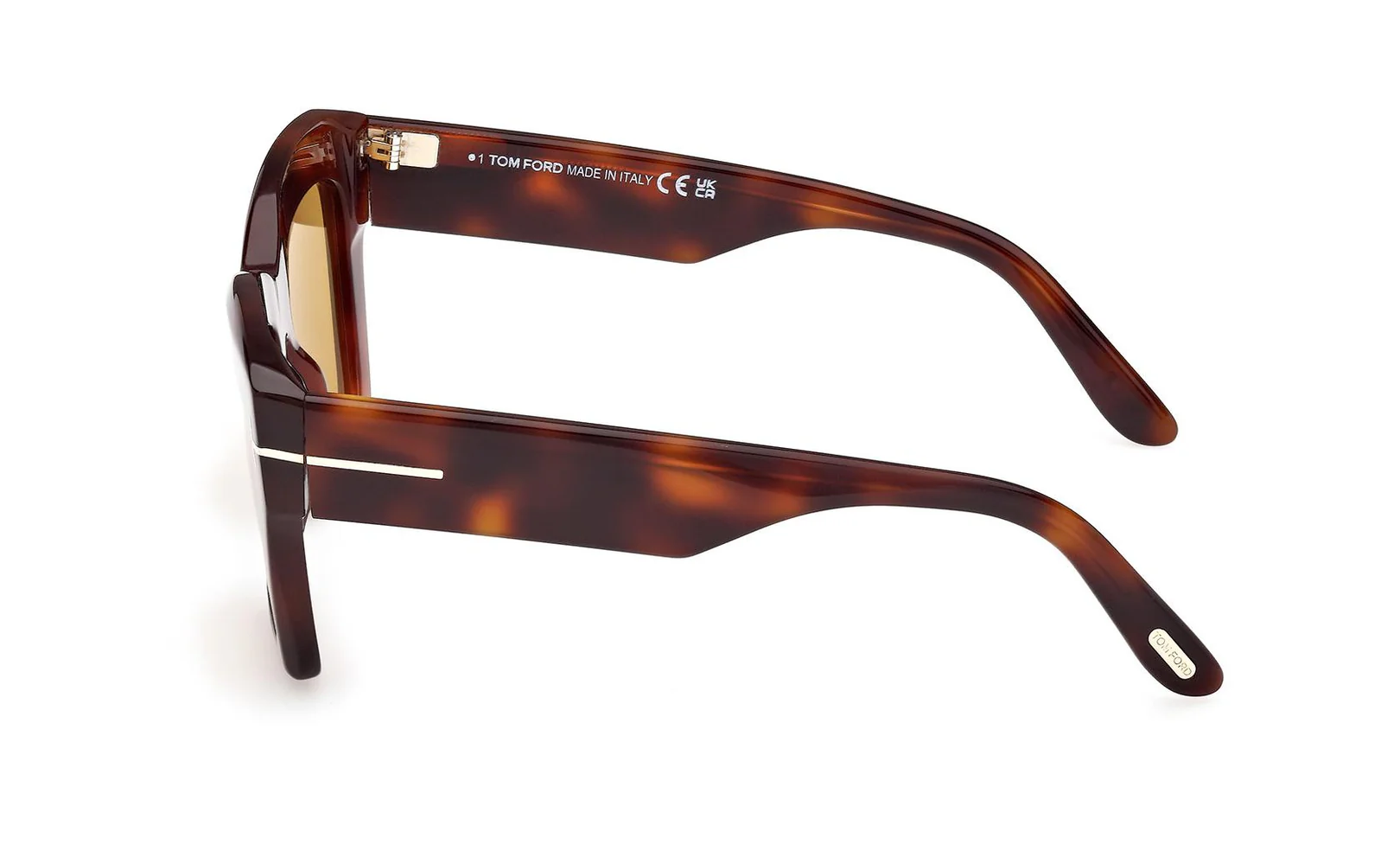 Tom Ford FT1191 53E Sunglasses Blonde Havana 52mm Women 3
