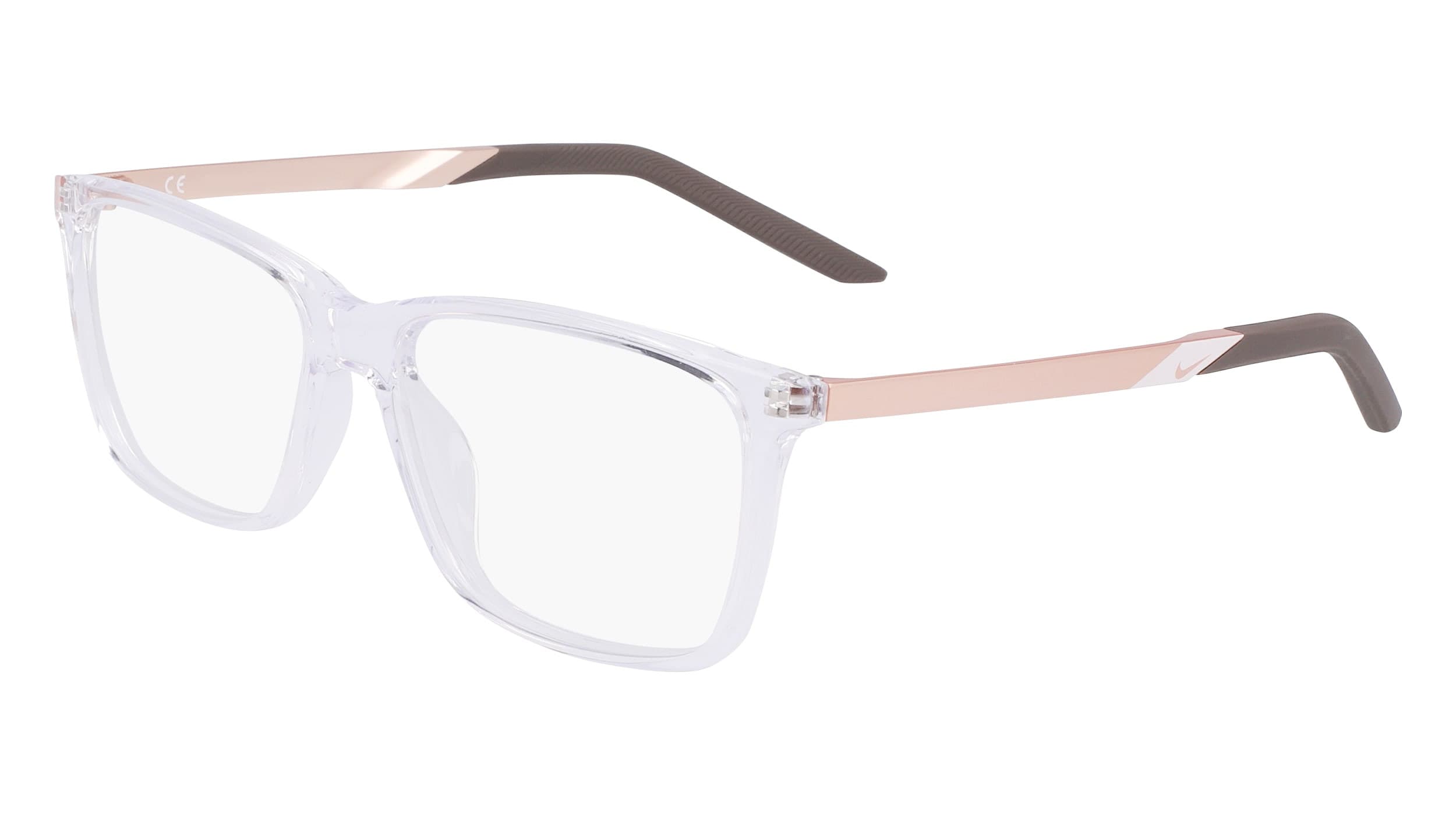 Nike 7258 900 Eyeglasses Clear 54mm Unisex