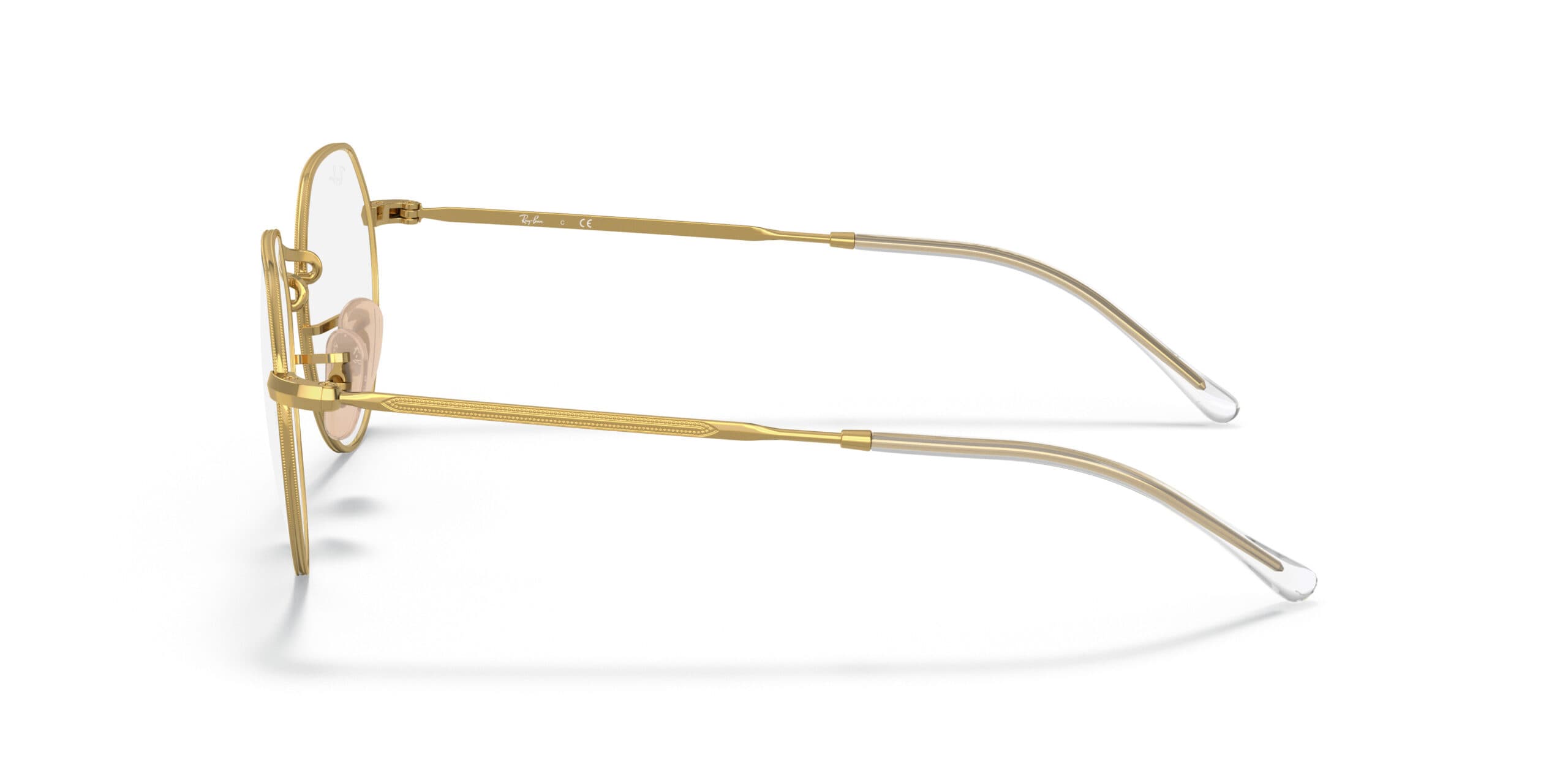 Ray-Ban RB6465 JACK 2890 Eyeglasses Matte Black Gold 51mm Unisex 6