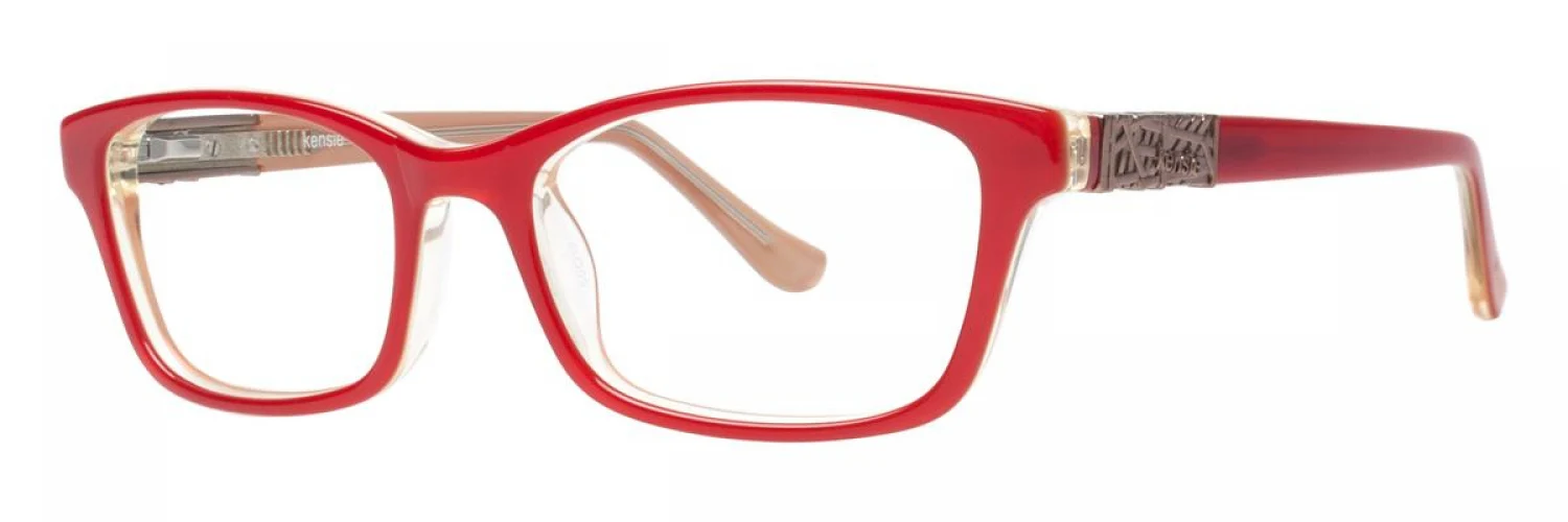 Kensie Timeless Eyeglasses Red 48mm Women