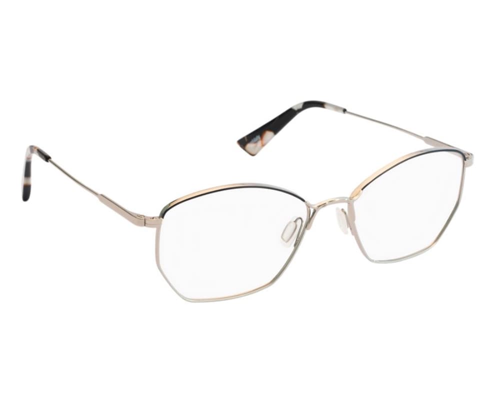 Mad in Italy Porchetta C02 Eyeglasses Silver Black 53mm Women
