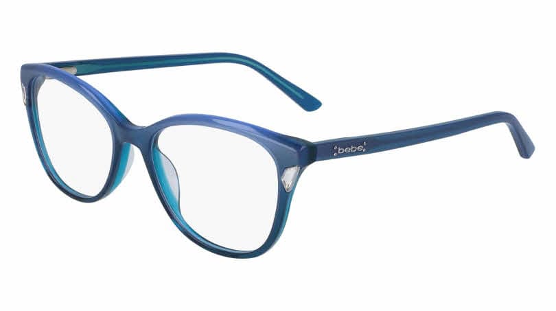 Bebe BB5178 400 Eyeglasses Teal Gradient 53mm Women