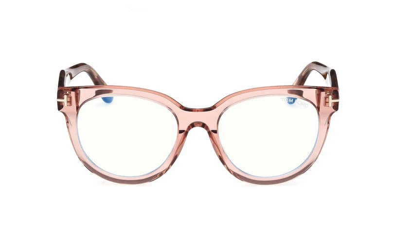 Tom Ford FT5987B 072 Eyeglasses Shiny Pink 52mm Women 2