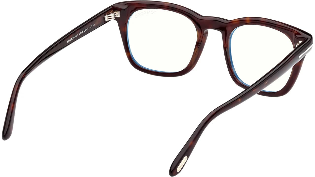 Tom Ford FT5870F-B 052 Eyeglasses Dark Havana 52mm Men 5