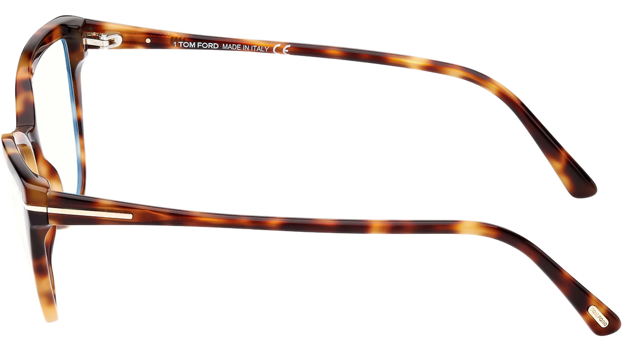 Tom Ford FT5825B 053 Eyeglasses Blonde Havana 55mm Women 3
