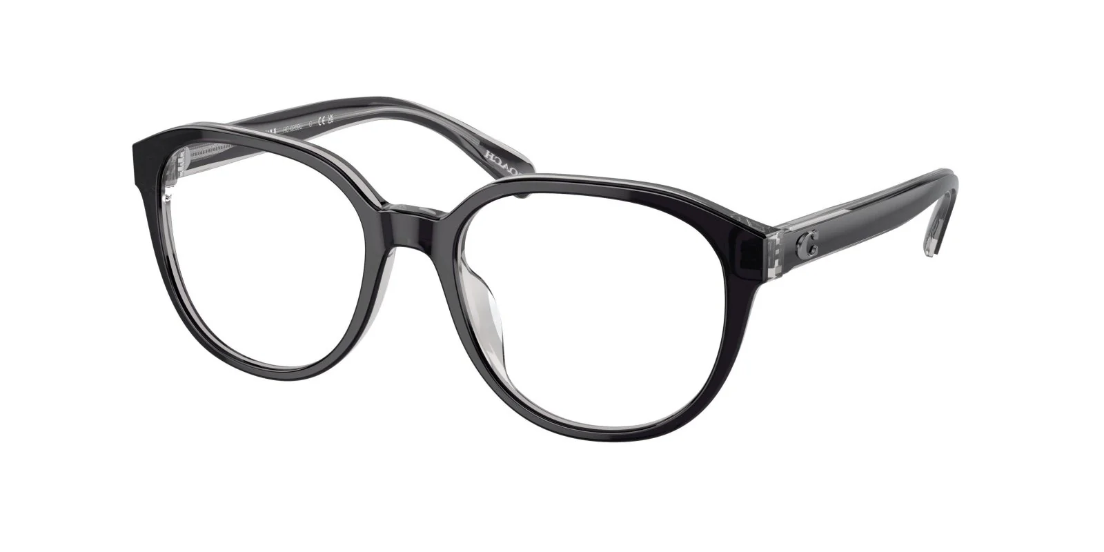 Coach 0HC6209U 5745 Eyeglasses Transparent Dark Grey 50mm Women