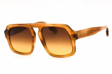 Victoria Beckham VB674S 773 Sunglasses Honey Brown Horn 53mm