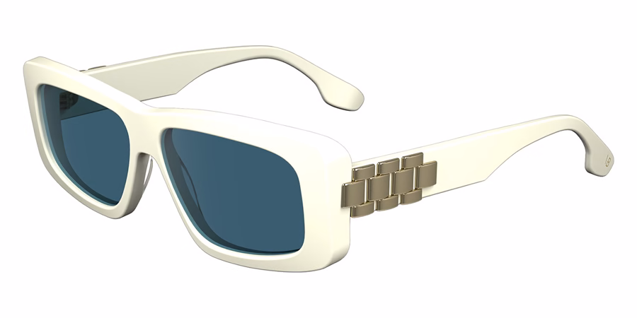 Victoria Beckham VB669S 101 Sunglasses White 55mm Women