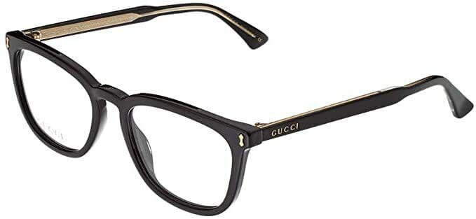Gucci GG0126O 001 Eyeglasses Black 51mm Unisex