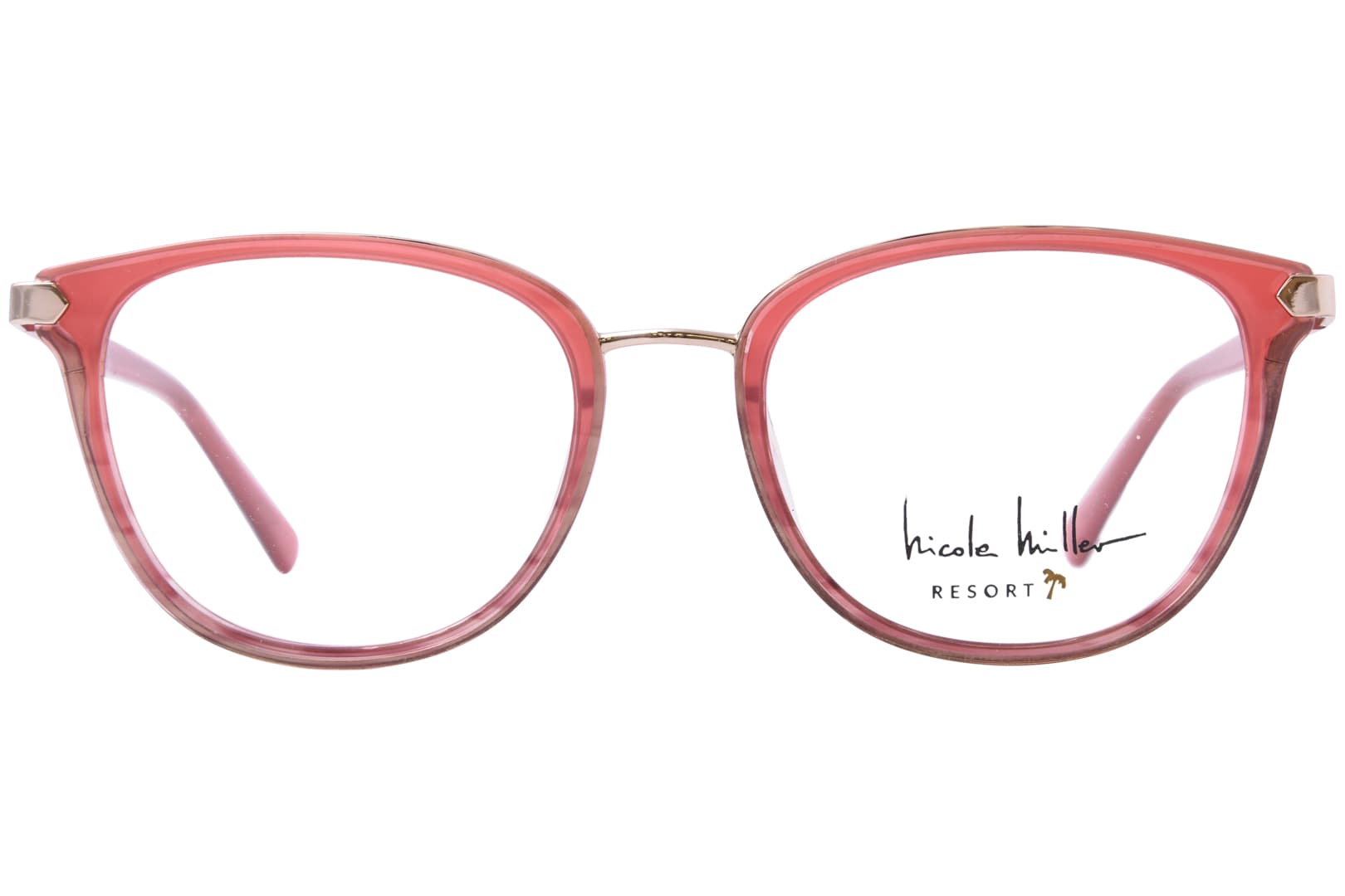 Nicole Miller NMRIVIERA 03 Eyeglasses French Rose 51mm Women 2