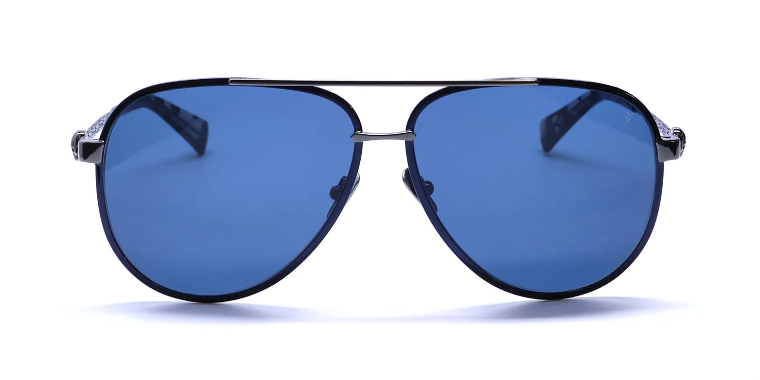 John Varvatos V546 navy Sunglasses Navy 63mm 3