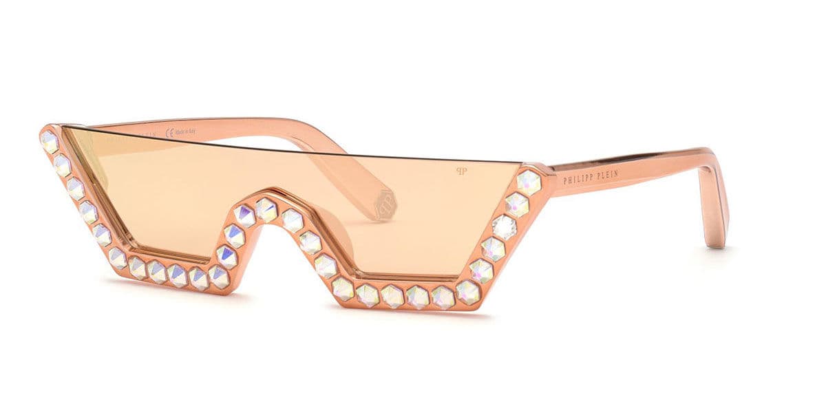 Philipp Plein SPP031S 9NFX Sunglasses Rose Gold 140mm Women