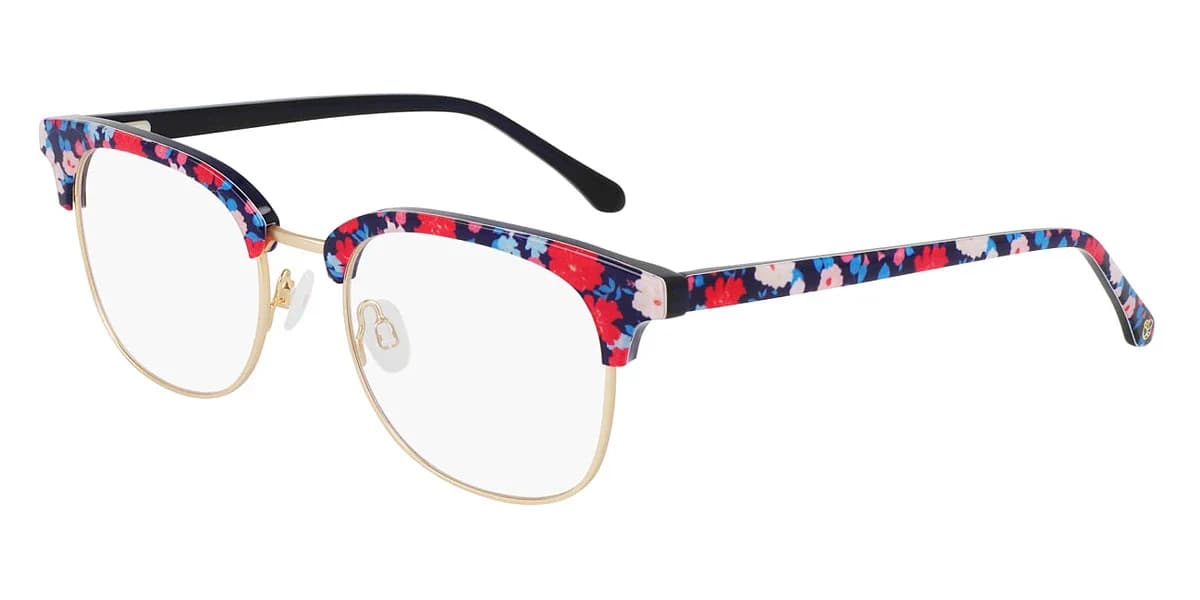 Draper James DJ5055 415 Eyeglasses Navy Floral 51mm Women