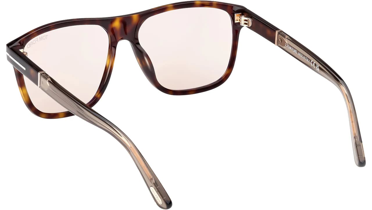 Tom Ford FT1081 52E Sunglasses Dark Havana 58mm Men 3
