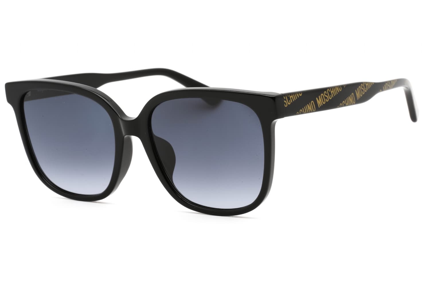 Moschino MOS134/F/S 07RM Sunglasses Black Pattern 58mm Women