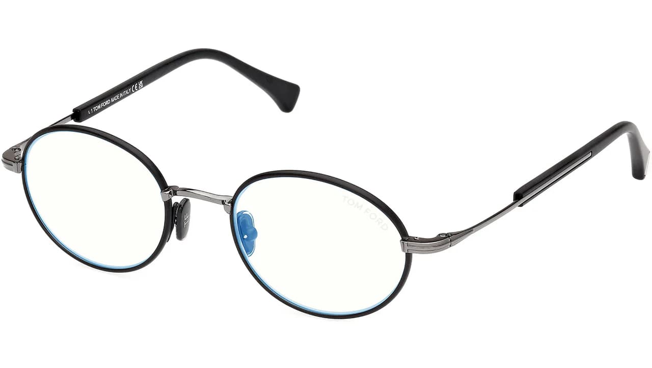 Tom Ford FT5973B 020 Eyeglasses Grey 49mm Men