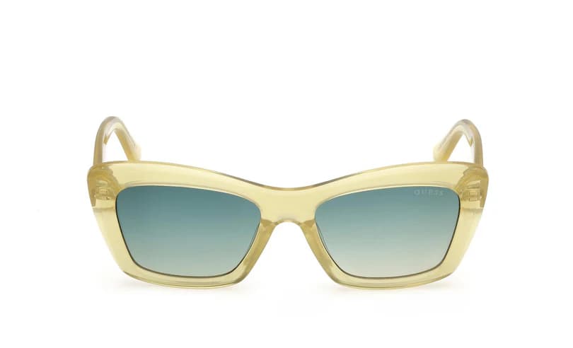 Guess GU00195 39P Sunglasses Shiny Yellow 52mm Women 2