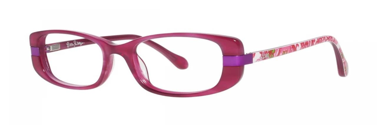 Lilly Pulitzer Reeve Eyeglasses Magenta 45mm Kids